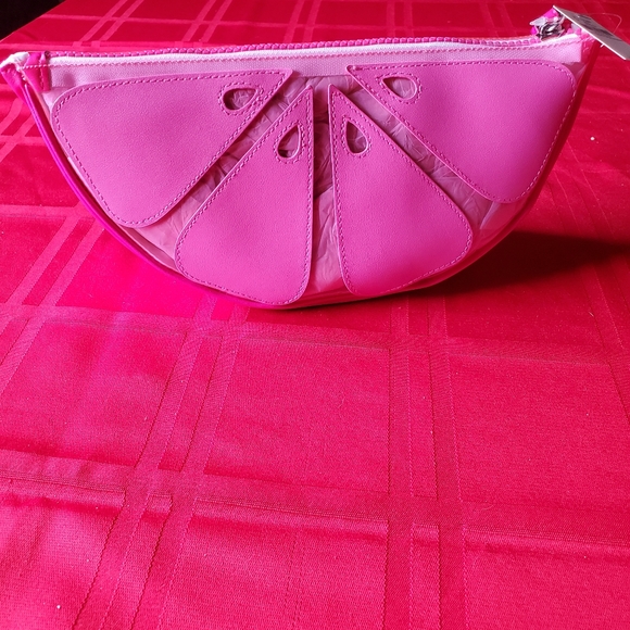 NWT victorias secret melon PINK wristlet - Picture 2 of 2